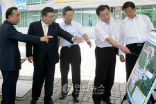 울산시장.남구청장 세계양궁선수권대회 점검