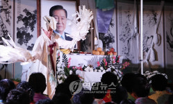 <김前대통령서거>혼을 부르는 춤사위