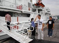 동해해경 신종플루 확산 막아라