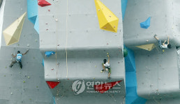 춘천프레대회 스포츠클라이밍경기