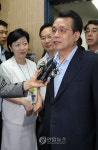 韓총리 김해 신종플루 거점병원 방문
