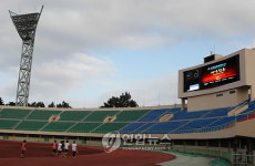 강릉종합운동장 신형 전광판 교체