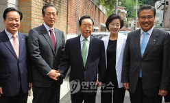 정몽준, YS 예방