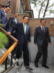 YS, 정몽준 대표 배웅