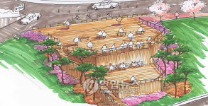 청주 우암산에 전망대 설치