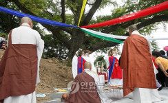 남양주 수종사서 550년된 은행나무 제사