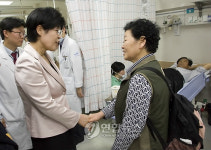 전재희 보건복지, 의료현장 방문