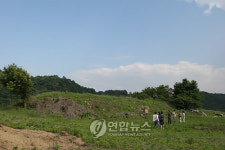 연천 횡산리 적석총 발굴