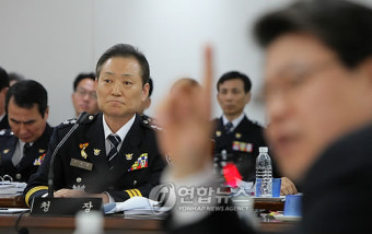 <2009 국감> 질의받는 서울지방경찰청장