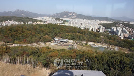 전망대에서 본 북서울꿈의숲