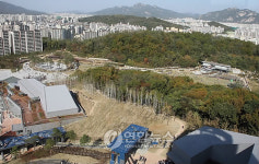 전망대에서 본 북서울꿈의숲