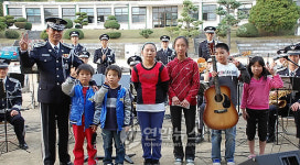 전남경찰악대 시골 분교서 `고별 무대