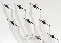 새만금 상공의 화려한 에어쇼