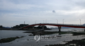 통영 해간도 다리 놓였어요