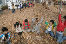 울산체육공원서 낙엽 밟기 행사