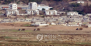 평온한 북한 황해도 개풍군