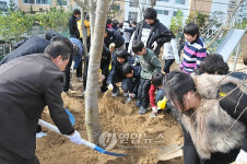 명촌초등학교 학교 숲 가꾸기