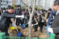 명촌초등학교 학교 숲 가꾸기