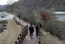 대전 신탄진 금강변에 1천518ｍ 산책길