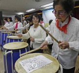 열혈노인 난타공연