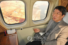 세종시 현장 둘러보는  정운찬 총리