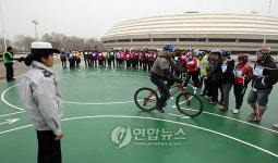 자전거교사 실기시험입니다.