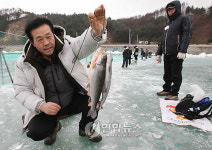 송어 잡으러  평창으로 오세요