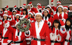 인천서 산타소망우체국 발대식 열려