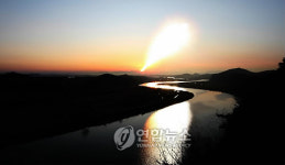 영산강, 신새벽을 가르며