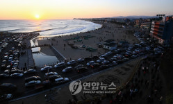 낙산해수욕장 경인년 해맞이