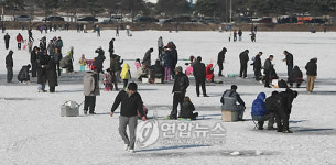 제천 의림지로 빙어낚시 오세요