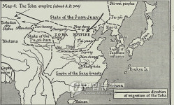 한국 엉터리로 표기한 지도