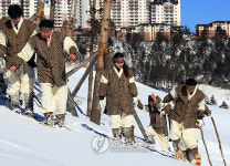 폭설에는 역시 설피가 최고