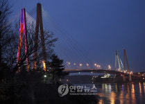 진도대교 야경