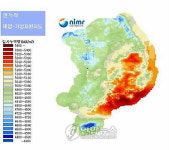 풍력에너지 강원 영동산간 가장 풍부