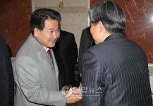 새만금 종합실천계획안 설명회 참석한 정동영