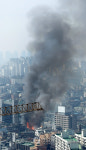 용산 갈월동 모델하우스 화재