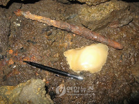 제주 용천동굴서 발견된 철기류