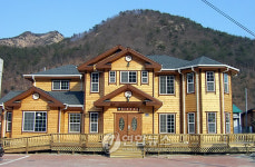 완주 동상에 목조건물 보건소 개원