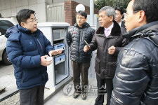 강남구청장,악취저감 모니터링 시스템 시범 설치현장 순찰