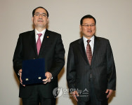 대한건설협회, 정호열 공정위원장에 감사패 전달