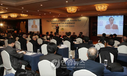 축사하는 김영삼 전 대통령