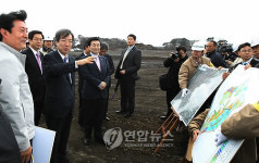 영어교육도시현장 방문한 정운찬 총리