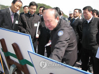 금강살리기 현장 찾은 정 국토해양장관