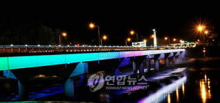  진주 상평ㆍ금산교 밝히는 경관조명