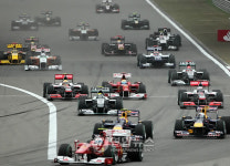 F1머신의 힘찬 출발
