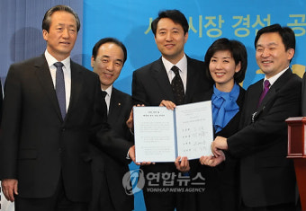 한, 오세훈 굳히기-나경원.원희룡 뒤집기