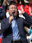 인사말 하는 노회찬