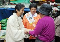 강기갑 민주노동당 대표 춘천 방문