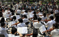 대학 축제 오케스트라 공연